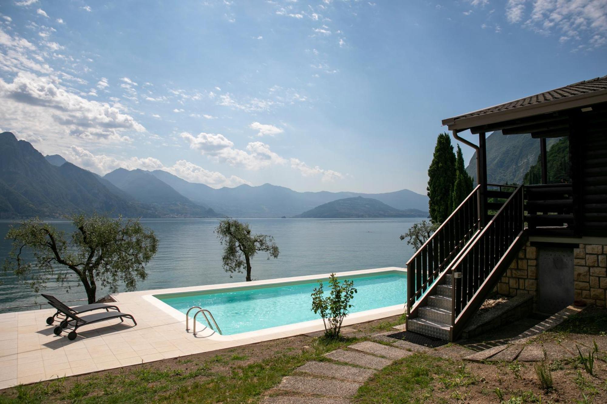 IseoLakeRental - Villa Alessandra Riva di Solto Exteriör bild